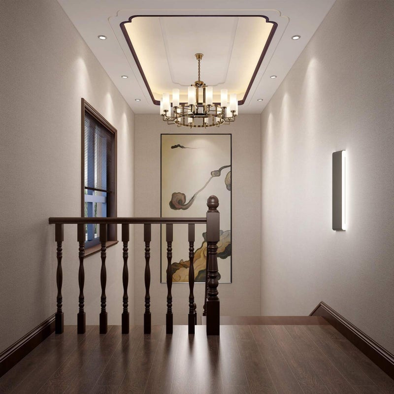 Aipsun 24in/20W Matte Black Modern Vanity Light Up and Down LED Vanity Light for Bathroom Wall Lighting Fixtures (Cool White 5000K) - Image 4